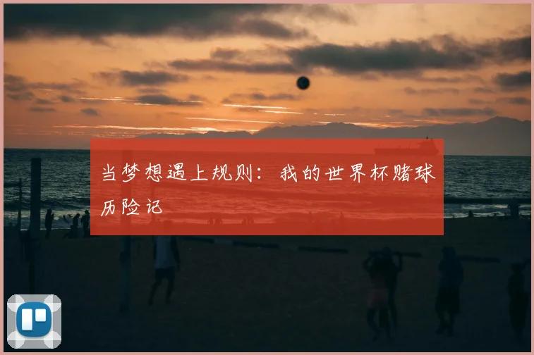 当梦想遇上规则:我的世界杯赌球历险记